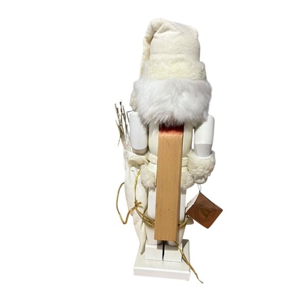 Vintage Holzkunst Christian Ulbricht Nutcracker White & Gold  Handmade W German - Picture 13 of 13